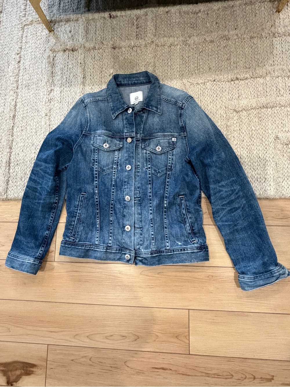 AG Adriano Goldschmied women’s Indigo Blue Denim Jacket